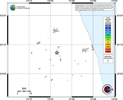 Mappa MCS - territori località