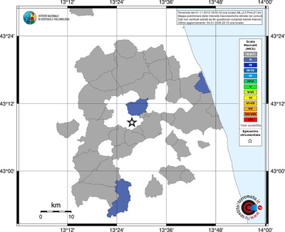 Mappa MCS - territori comuni