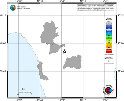 Mappa MCS - territori comuni
