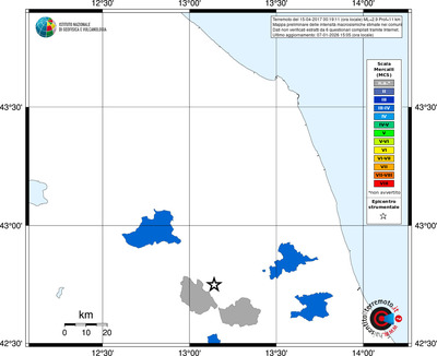 Mappa MCS - territori comuni