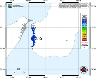 Mappa EMS - territori località