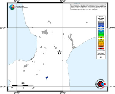 Mappa EMS - territori località