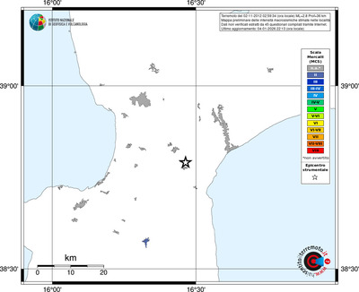 Mappa MCS - territori località