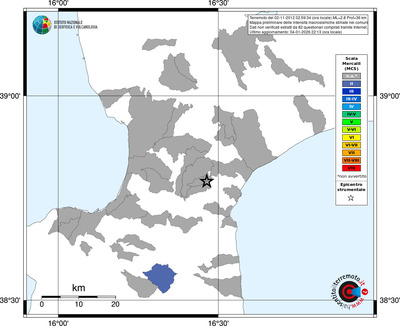 Mappa MCS - territori comuni