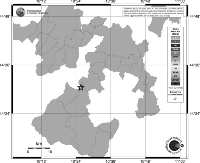 Mappa MCS - territori comuni
