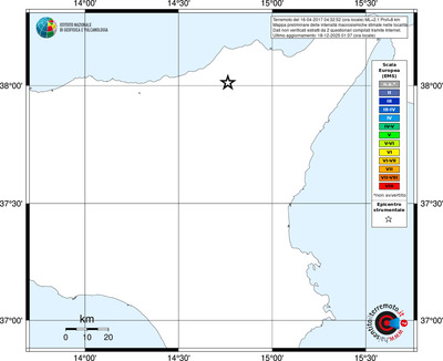 Mappa EMS - territori località
