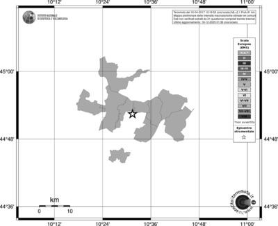 Mappa EMS - territori comuni