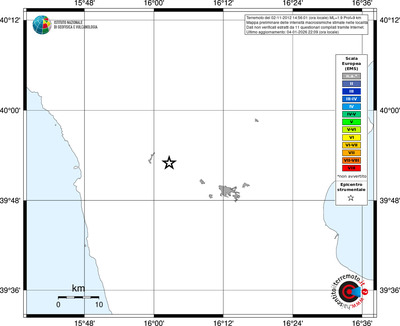 Mappa EMS - territori località