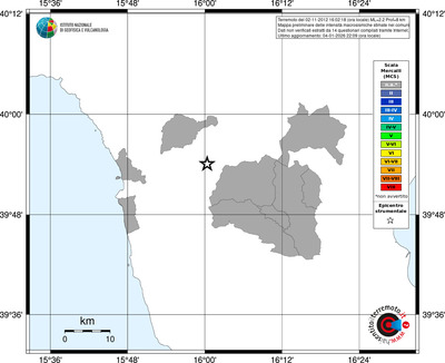 Mappa MCS - territori comuni