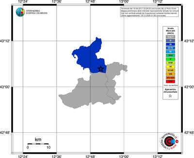 Mappa MCS - territori comuni