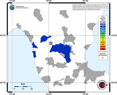 Mappa MCS - territori comuni