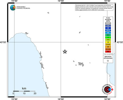 Mappa EMS - territori località