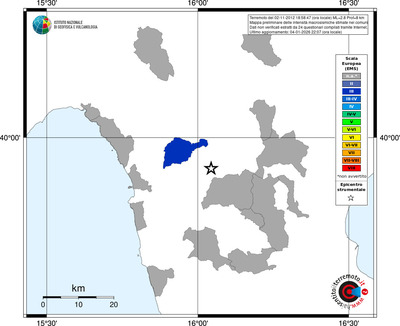 Mappa EMS - territori comuni