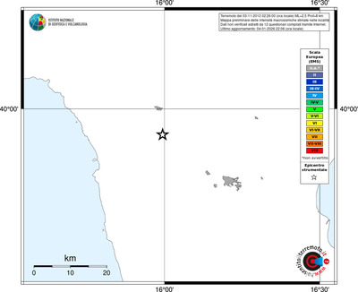 Mappa EMS - territori località