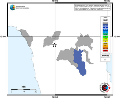 Mappa MCS - territori comuni