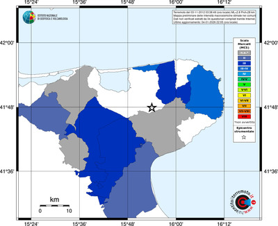 Mappa MCS - territori comuni