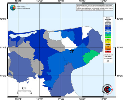 Mappa MCS - territori comuni