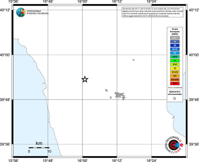 Mappa EMS - territori località