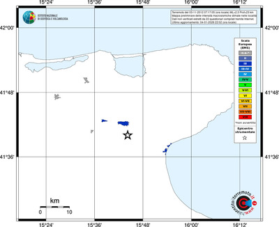 Mappa EMS - territori località