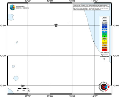 Mappa EMS - territori località