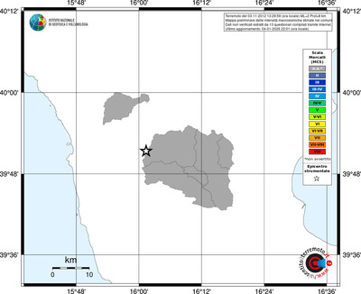 Mappa MCS - territori comuni