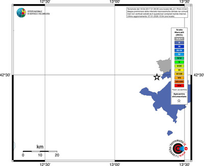 Mappa MCS - territori comuni
