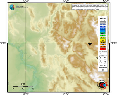 Mappa MCS - località
