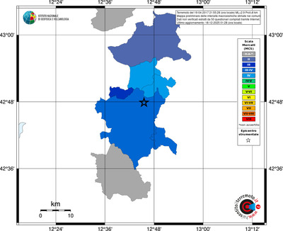 Mappa MCS - territori comuni