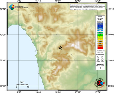 Mappa EMS - località