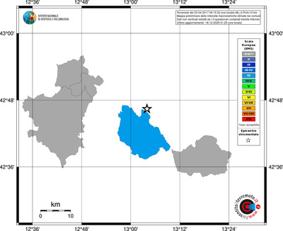 Mappa EMS - territori comuni
