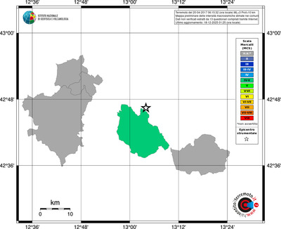 Mappa MCS - territori comuni