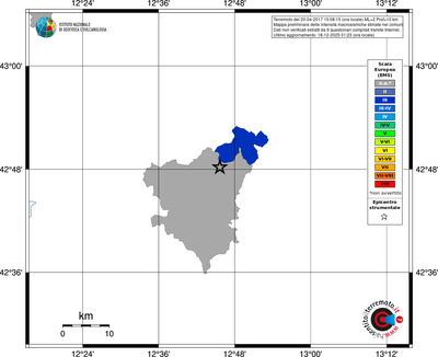 Mappa EMS - territori comuni