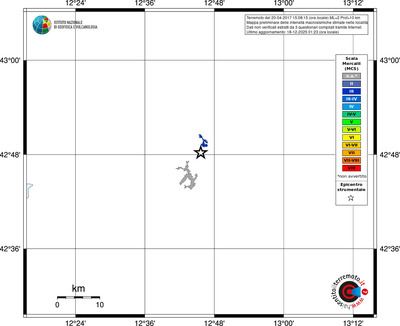 Mappa MCS - territori località