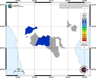 Mappa MCS - territori comuni