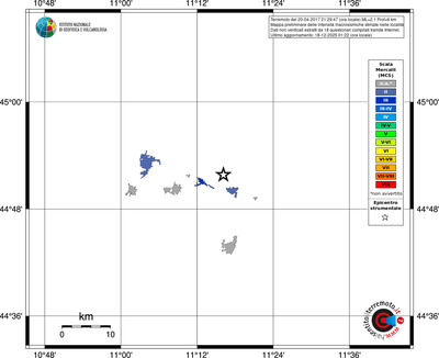 Mappa MCS - territori località