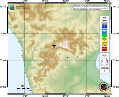 Mappa EMS - località