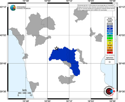 Mappa EMS - territori comuni