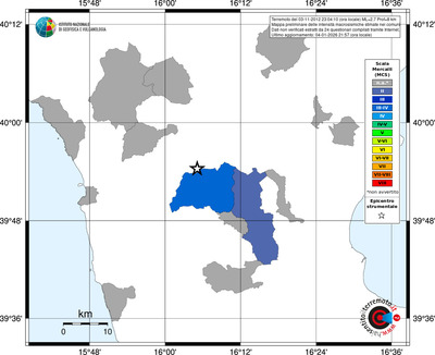 Mappa MCS - territori comuni