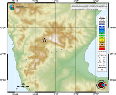 Mappa EMS - località
