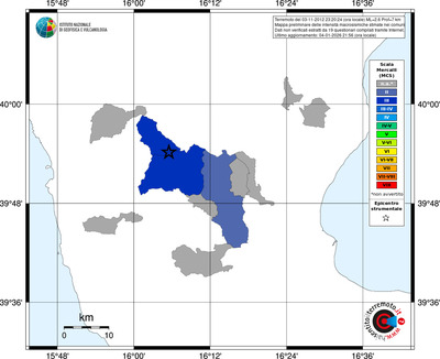 Mappa MCS - territori comuni