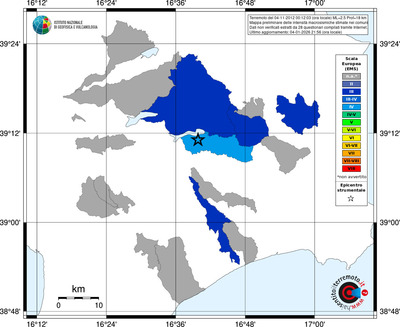 Mappa EMS - territori comuni