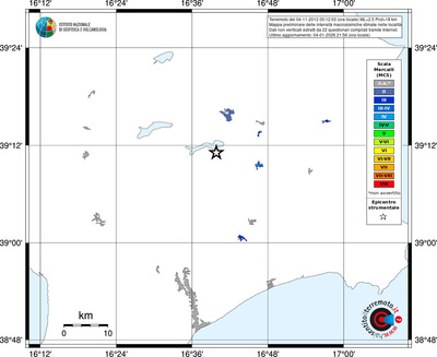 Mappa MCS - territori località