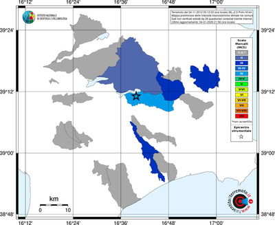 Mappa MCS - territori comuni
