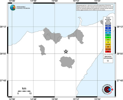 Mappa EMS - territori comuni