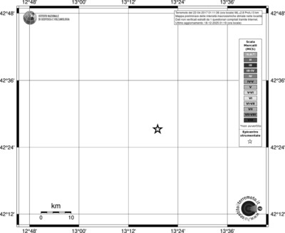 Mappa MCS - territori località