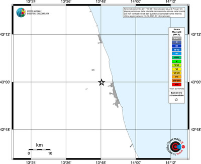 Mappa MCS - territori località