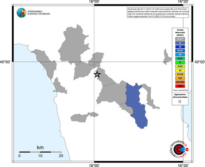 Mappa MCS - territori comuni