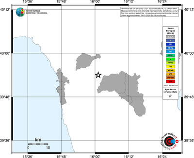 Mappa EMS - territori comuni