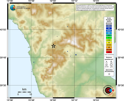 Mappa EMS - località