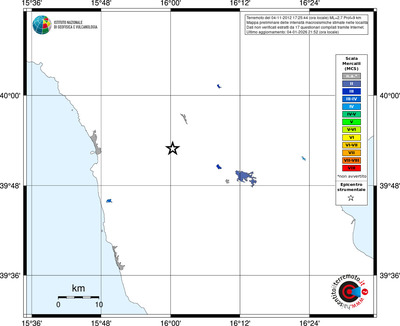Mappa MCS - territori località